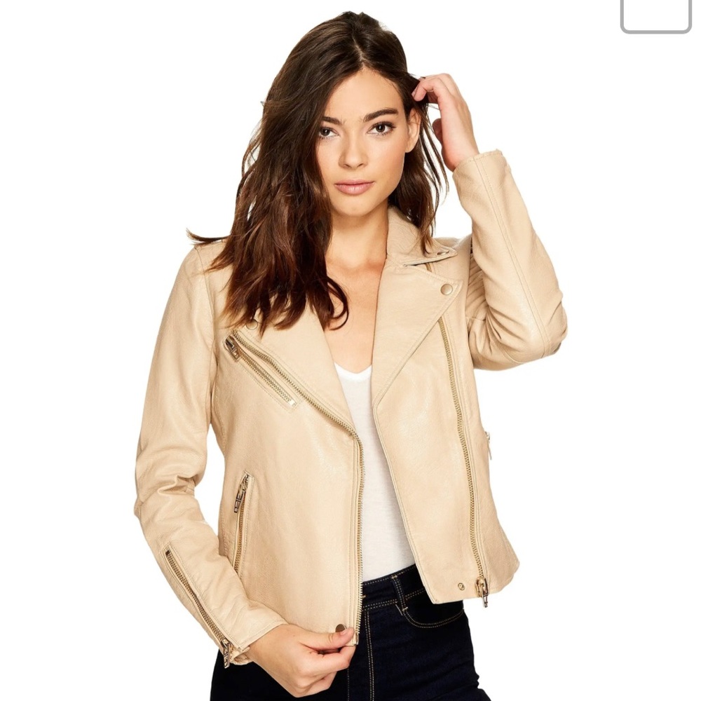 Blank NYC Faux Leather Moto Jacket